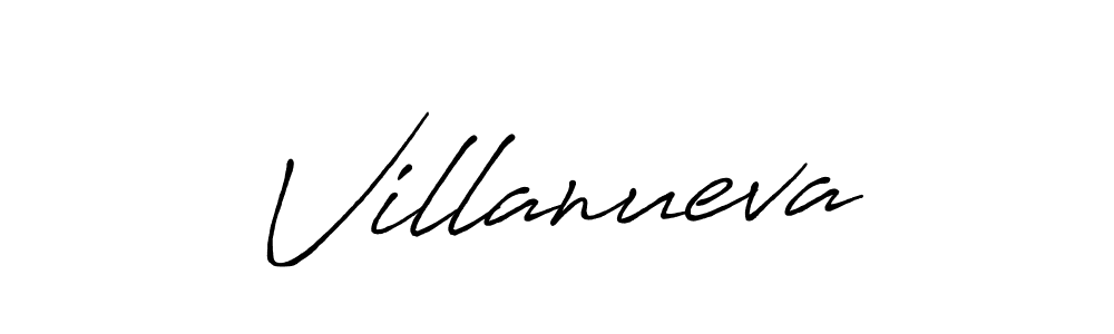 Make a beautiful signature design for name Villanueva. Use this online signature maker to create a handwritten signature for free. Villanueva signature style 7 images and pictures png