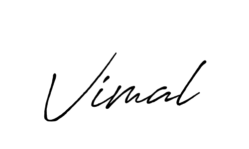 How to make Vimal signature? Antro_Vectra_Bolder is a professional autograph style. Create handwritten signature for Vimal name. Vimal signature style 7 images and pictures png