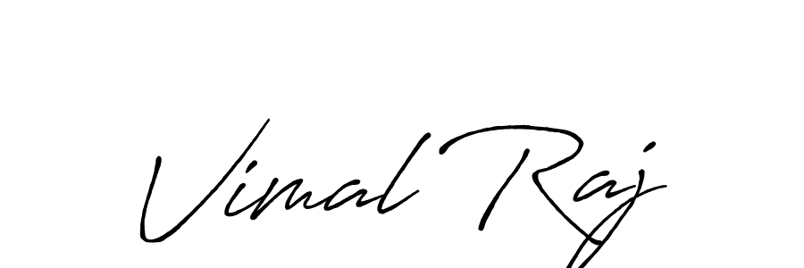 Use a signature maker to create a handwritten signature online. With this signature software, you can design (Antro_Vectra_Bolder) your own signature for name Vimal Raj. Vimal Raj signature style 7 images and pictures png