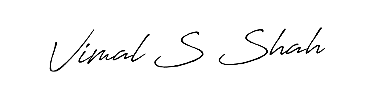 Make a beautiful signature design for name Vimal S Shah. Use this online signature maker to create a handwritten signature for free. Vimal S Shah signature style 7 images and pictures png