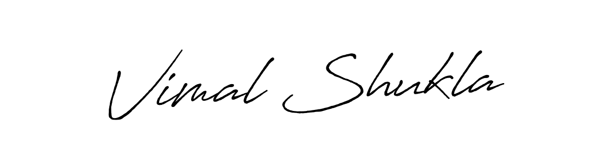 It looks lik you need a new signature style for name Vimal Shukla. Design unique handwritten (Antro_Vectra_Bolder) signature with our free signature maker in just a few clicks. Vimal Shukla signature style 7 images and pictures png