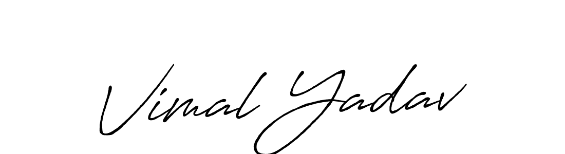 Also You can easily find your signature by using the search form. We will create Vimal Yadav name handwritten signature images for you free of cost using Antro_Vectra_Bolder sign style. Vimal Yadav signature style 7 images and pictures png