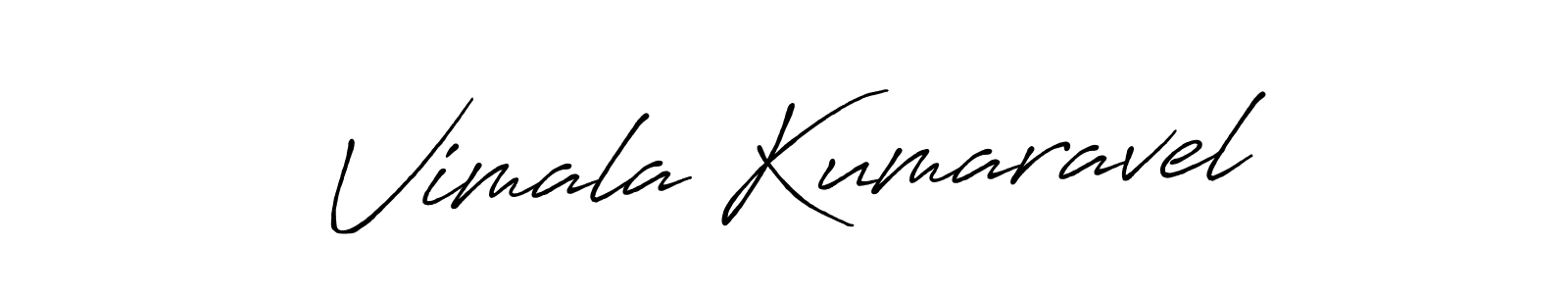 Antro_Vectra_Bolder is a professional signature style that is perfect for those who want to add a touch of class to their signature. It is also a great choice for those who want to make their signature more unique. Get Vimala Kumaravel name to fancy signature for free. Vimala Kumaravel signature style 7 images and pictures png