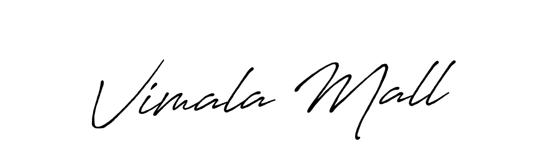 The best way (Antro_Vectra_Bolder) to make a short signature is to pick only two or three words in your name. The name Vimala Mall include a total of six letters. For converting this name. Vimala Mall signature style 7 images and pictures png