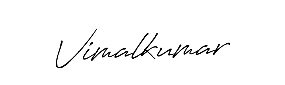 How to make Vimalkumar signature? Antro_Vectra_Bolder is a professional autograph style. Create handwritten signature for Vimalkumar name. Vimalkumar signature style 7 images and pictures png