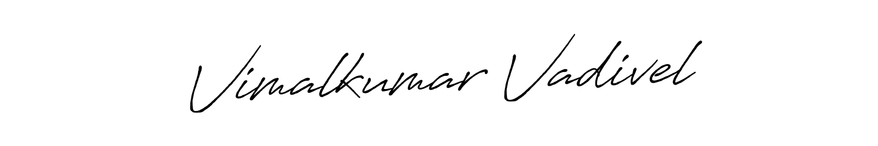 Similarly Antro_Vectra_Bolder is the best handwritten signature design. Signature creator online .You can use it as an online autograph creator for name Vimalkumar Vadivel. Vimalkumar Vadivel signature style 7 images and pictures png