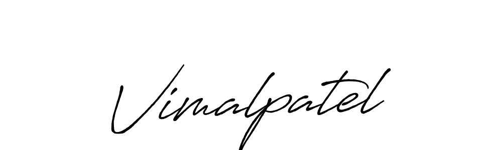 It looks lik you need a new signature style for name Vimalpatel. Design unique handwritten (Antro_Vectra_Bolder) signature with our free signature maker in just a few clicks. Vimalpatel signature style 7 images and pictures png