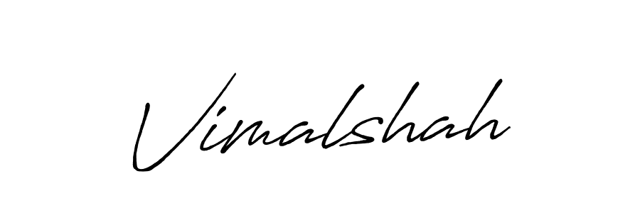 It looks lik you need a new signature style for name Vimalshah. Design unique handwritten (Antro_Vectra_Bolder) signature with our free signature maker in just a few clicks. Vimalshah signature style 7 images and pictures png