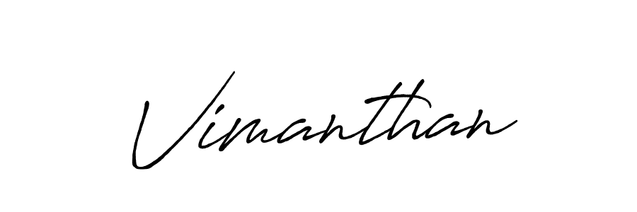 Vimanthan stylish signature style. Best Handwritten Sign (Antro_Vectra_Bolder) for my name. Handwritten Signature Collection Ideas for my name Vimanthan. Vimanthan signature style 7 images and pictures png