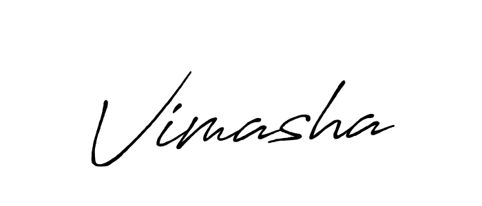 Use a signature maker to create a handwritten signature online. With this signature software, you can design (Antro_Vectra_Bolder) your own signature for name Vimasha. Vimasha signature style 7 images and pictures png