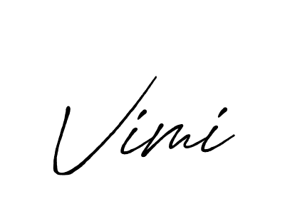 Design your own signature with our free online signature maker. With this signature software, you can create a handwritten (Antro_Vectra_Bolder) signature for name Vimi. Vimi signature style 7 images and pictures png