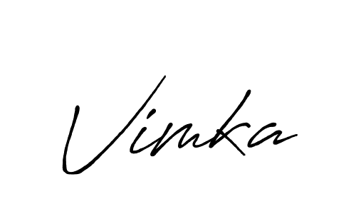 Design your own signature with our free online signature maker. With this signature software, you can create a handwritten (Antro_Vectra_Bolder) signature for name Vimka. Vimka signature style 7 images and pictures png