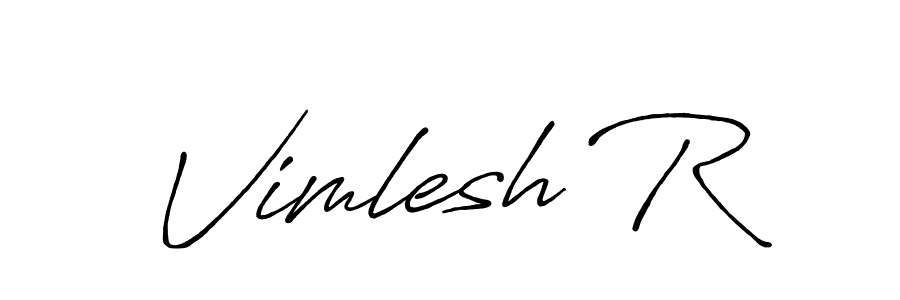 You should practise on your own different ways (Antro_Vectra_Bolder) to write your name (Vimlesh R) in signature. don't let someone else do it for you. Vimlesh R signature style 7 images and pictures png