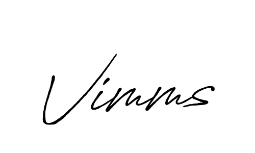 Vimms stylish signature style. Best Handwritten Sign (Antro_Vectra_Bolder) for my name. Handwritten Signature Collection Ideas for my name Vimms. Vimms signature style 7 images and pictures png
