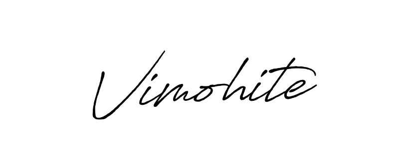 How to make Vimohite name signature. Use Antro_Vectra_Bolder style for creating short signs online. This is the latest handwritten sign. Vimohite signature style 7 images and pictures png