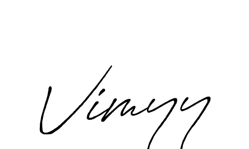 Make a beautiful signature design for name Vimyy. With this signature (Antro_Vectra_Bolder) style, you can create a handwritten signature for free. Vimyy signature style 7 images and pictures png