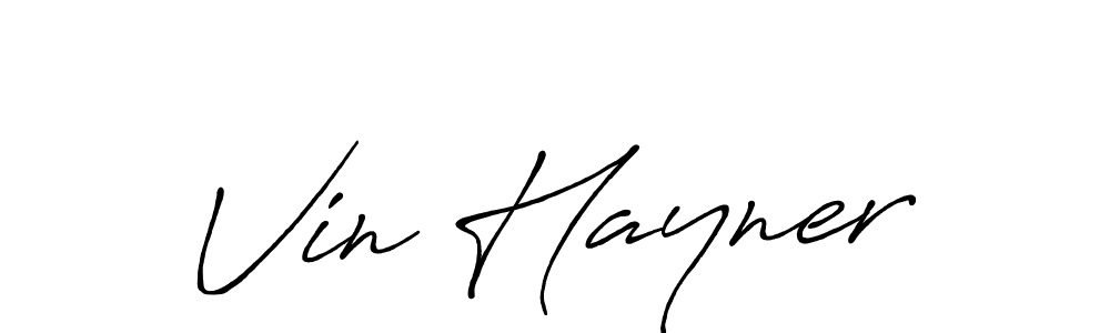 Once you've used our free online signature maker to create your best signature Antro_Vectra_Bolder style, it's time to enjoy all of the benefits that Vin Hayner name signing documents. Vin Hayner signature style 7 images and pictures png