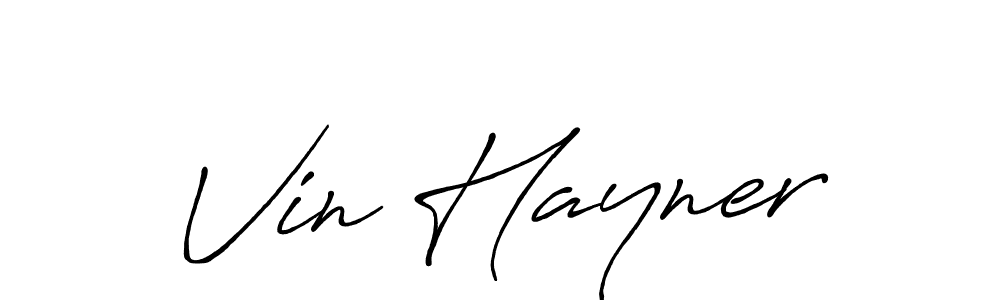 Antro_Vectra_Bolder is a professional signature style that is perfect for those who want to add a touch of class to their signature. It is also a great choice for those who want to make their signature more unique. Get Vin Hayner name to fancy signature for free. Vin Hayner signature style 7 images and pictures png