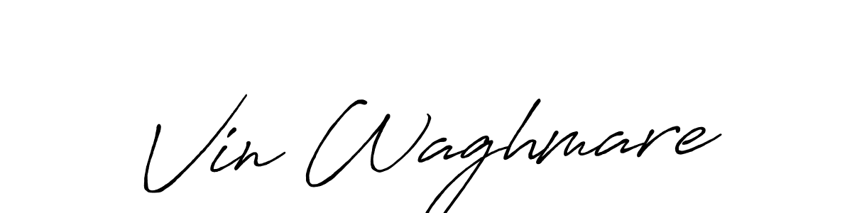 Make a short Vin Waghmare signature style. Manage your documents anywhere anytime using Antro_Vectra_Bolder. Create and add eSignatures, submit forms, share and send files easily. Vin Waghmare signature style 7 images and pictures png