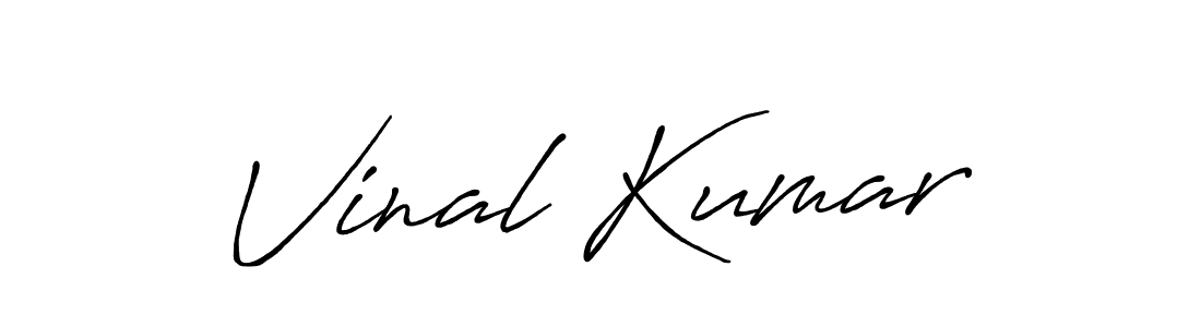 Make a beautiful signature design for name Vinal Kumar. Use this online signature maker to create a handwritten signature for free. Vinal Kumar signature style 7 images and pictures png