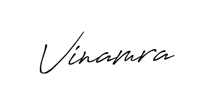 It looks lik you need a new signature style for name Vinamra. Design unique handwritten (Antro_Vectra_Bolder) signature with our free signature maker in just a few clicks. Vinamra signature style 7 images and pictures png