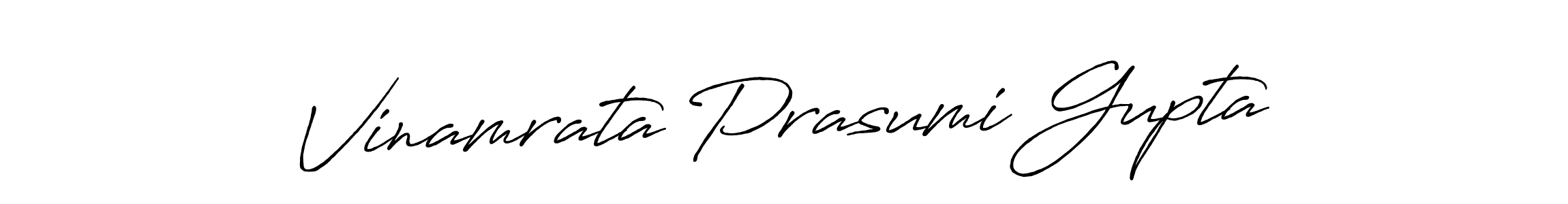 How to make Vinamrata Prasumi Gupta signature? Antro_Vectra_Bolder is a professional autograph style. Create handwritten signature for Vinamrata Prasumi Gupta name. Vinamrata Prasumi Gupta signature style 7 images and pictures png