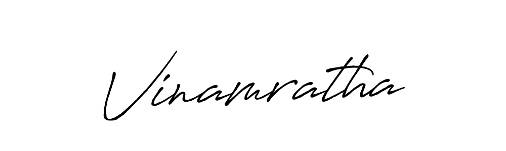 How to make Vinamratha signature? Antro_Vectra_Bolder is a professional autograph style. Create handwritten signature for Vinamratha name. Vinamratha signature style 7 images and pictures png