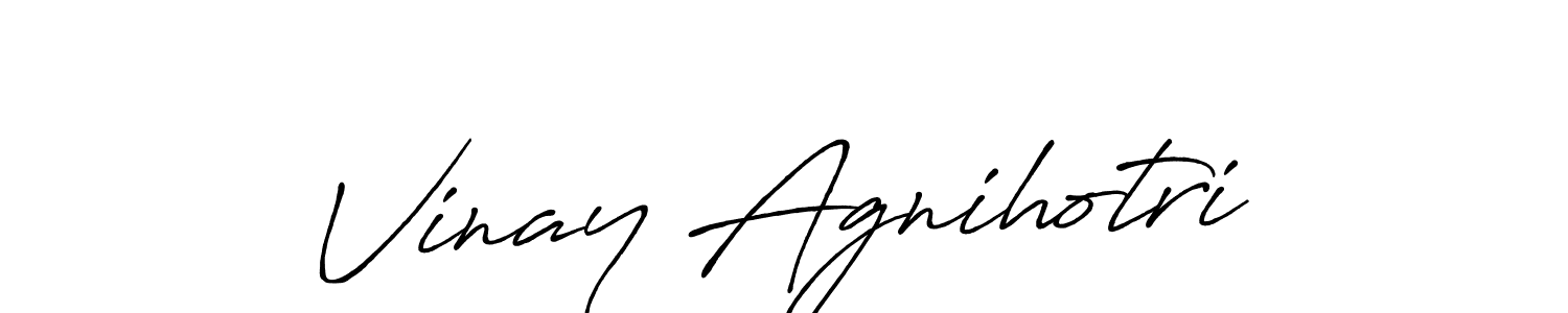 You should practise on your own different ways (Antro_Vectra_Bolder) to write your name (Vinay Agnihotri) in signature. don't let someone else do it for you. Vinay Agnihotri signature style 7 images and pictures png