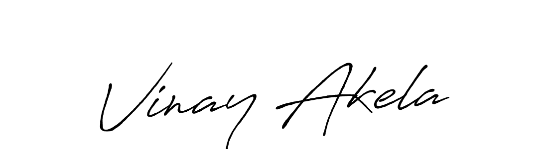 Antro_Vectra_Bolder is a professional signature style that is perfect for those who want to add a touch of class to their signature. It is also a great choice for those who want to make their signature more unique. Get Vinay Akela name to fancy signature for free. Vinay Akela signature style 7 images and pictures png
