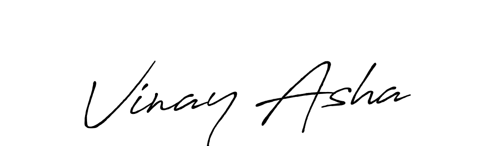Make a short Vinay Asha signature style. Manage your documents anywhere anytime using Antro_Vectra_Bolder. Create and add eSignatures, submit forms, share and send files easily. Vinay Asha signature style 7 images and pictures png