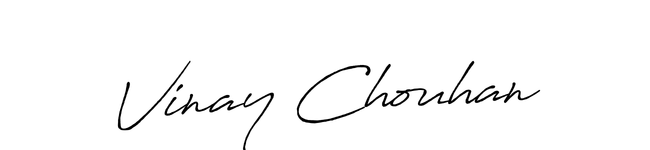 The best way (Antro_Vectra_Bolder) to make a short signature is to pick only two or three words in your name. The name Vinay Chouhan include a total of six letters. For converting this name. Vinay Chouhan signature style 7 images and pictures png