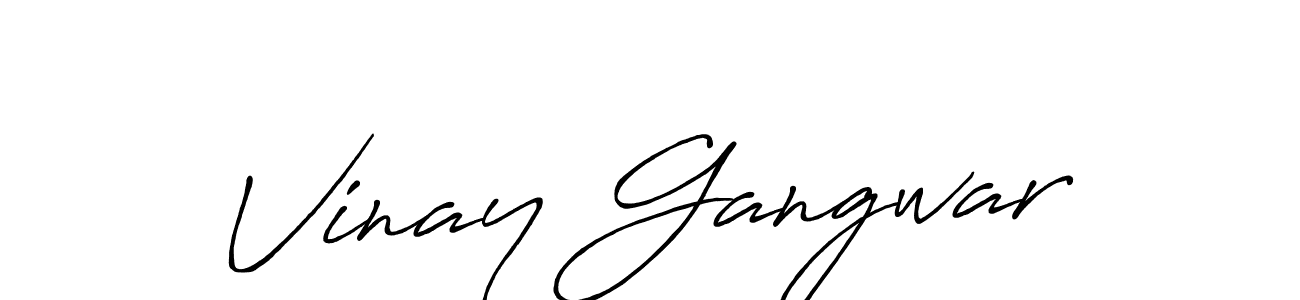 You can use this online signature creator to create a handwritten signature for the name Vinay Gangwar. This is the best online autograph maker. Vinay Gangwar signature style 7 images and pictures png