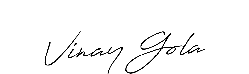 How to Draw Vinay Gola signature style? Antro_Vectra_Bolder is a latest design signature styles for name Vinay Gola. Vinay Gola signature style 7 images and pictures png