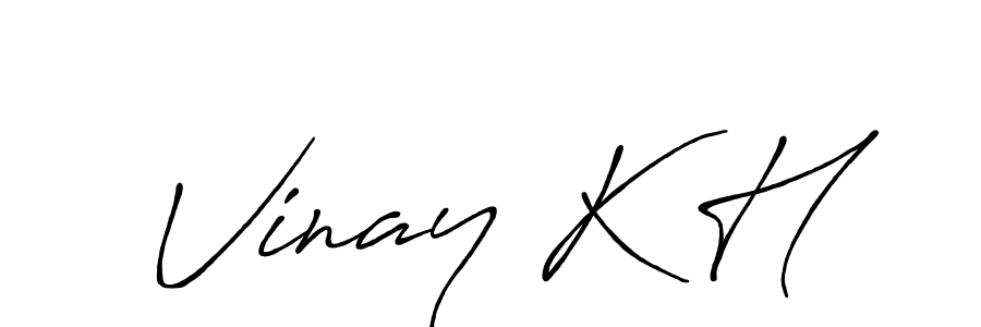 Best and Professional Signature Style for Vinay K H. Antro_Vectra_Bolder Best Signature Style Collection. Vinay K H signature style 7 images and pictures png