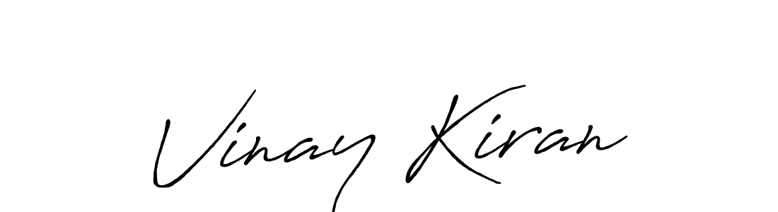 Similarly Antro_Vectra_Bolder is the best handwritten signature design. Signature creator online .You can use it as an online autograph creator for name Vinay Kiran. Vinay Kiran signature style 7 images and pictures png