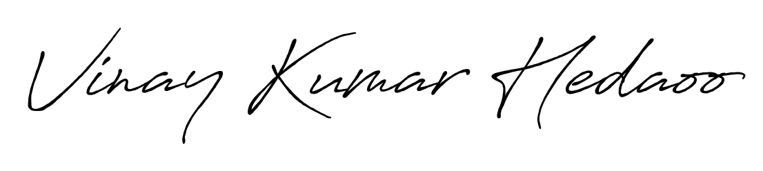 How to Draw Vinay Kumar Hedaoo signature style? Antro_Vectra_Bolder is a latest design signature styles for name Vinay Kumar Hedaoo. Vinay Kumar Hedaoo signature style 7 images and pictures png