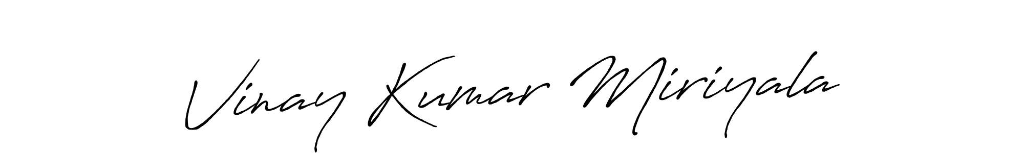 It looks lik you need a new signature style for name Vinay Kumar Miriyala. Design unique handwritten (Antro_Vectra_Bolder) signature with our free signature maker in just a few clicks. Vinay Kumar Miriyala signature style 7 images and pictures png