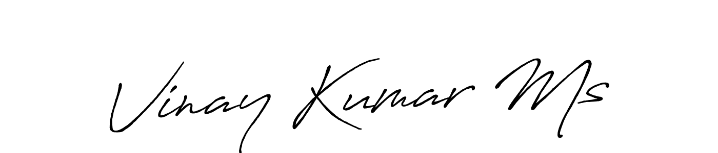 How to Draw Vinay Kumar Ms signature style? Antro_Vectra_Bolder is a latest design signature styles for name Vinay Kumar Ms. Vinay Kumar Ms signature style 7 images and pictures png