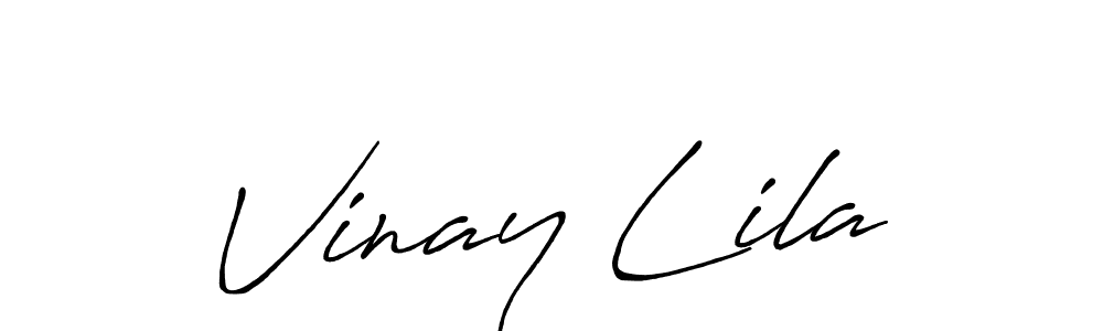 Make a beautiful signature design for name Vinay Lila. Use this online signature maker to create a handwritten signature for free. Vinay Lila signature style 7 images and pictures png