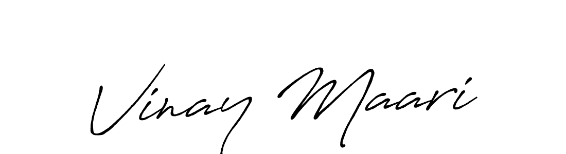 Similarly Antro_Vectra_Bolder is the best handwritten signature design. Signature creator online .You can use it as an online autograph creator for name Vinay Maari. Vinay Maari signature style 7 images and pictures png