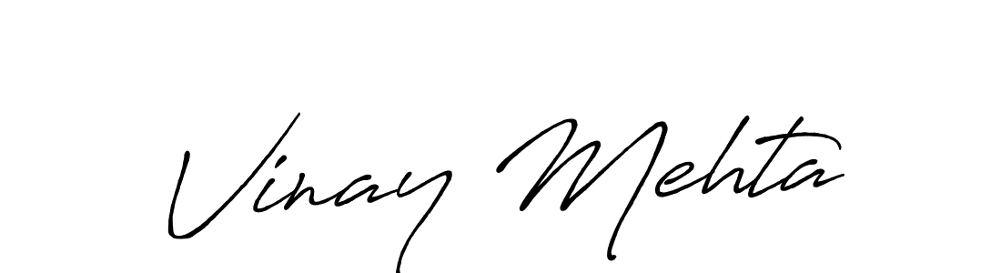 Antro_Vectra_Bolder is a professional signature style that is perfect for those who want to add a touch of class to their signature. It is also a great choice for those who want to make their signature more unique. Get Vinay Mehta name to fancy signature for free. Vinay Mehta signature style 7 images and pictures png