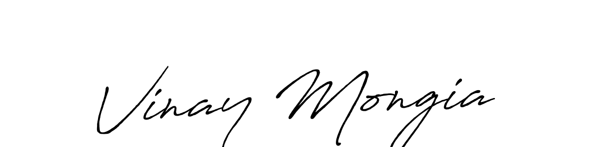 Similarly Antro_Vectra_Bolder is the best handwritten signature design. Signature creator online .You can use it as an online autograph creator for name Vinay Mongia. Vinay Mongia signature style 7 images and pictures png