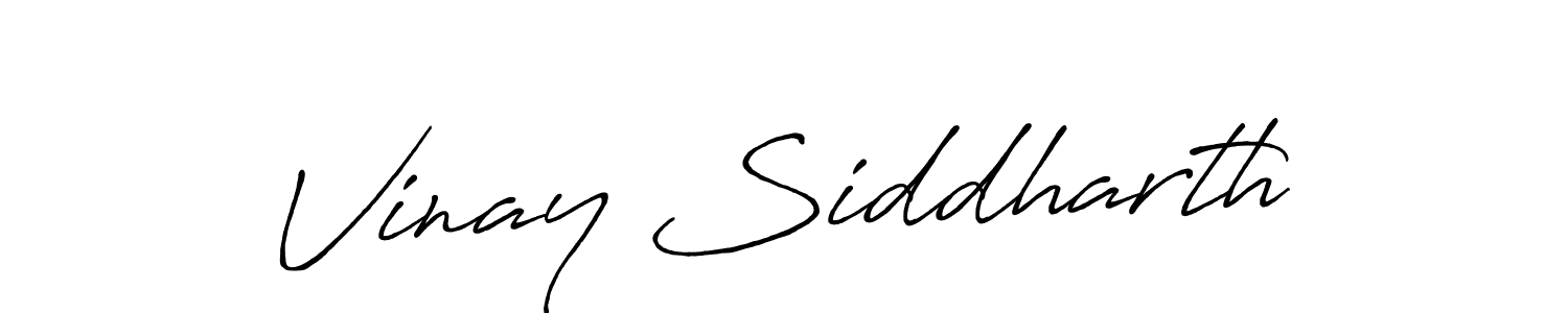 It looks lik you need a new signature style for name Vinay Siddharth. Design unique handwritten (Antro_Vectra_Bolder) signature with our free signature maker in just a few clicks. Vinay Siddharth signature style 7 images and pictures png