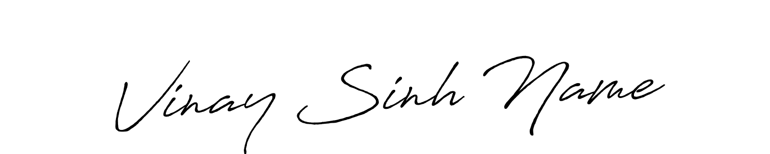 Best and Professional Signature Style for Vinay Sinh Name. Antro_Vectra_Bolder Best Signature Style Collection. Vinay Sinh Name signature style 7 images and pictures png