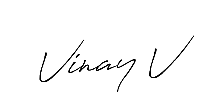 Make a beautiful signature design for name Vinay V. Use this online signature maker to create a handwritten signature for free. Vinay V signature style 7 images and pictures png