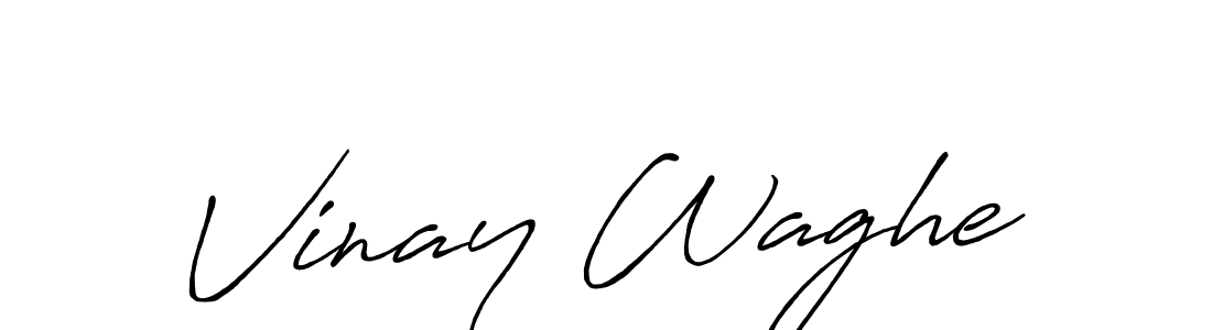It looks lik you need a new signature style for name Vinay Waghe. Design unique handwritten (Antro_Vectra_Bolder) signature with our free signature maker in just a few clicks. Vinay Waghe signature style 7 images and pictures png