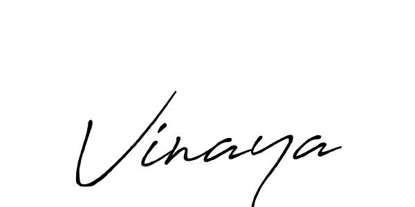 Use a signature maker to create a handwritten signature online. With this signature software, you can design (Antro_Vectra_Bolder) your own signature for name Vinaya. Vinaya signature style 7 images and pictures png