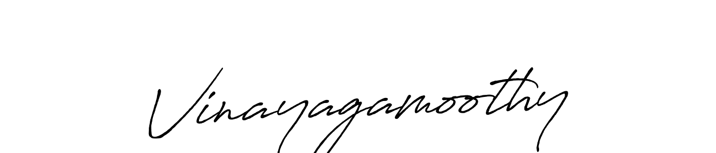 How to make Vinayagamoothy signature? Antro_Vectra_Bolder is a professional autograph style. Create handwritten signature for Vinayagamoothy name. Vinayagamoothy signature style 7 images and pictures png