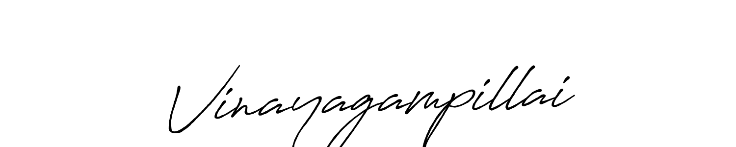Design your own signature with our free online signature maker. With this signature software, you can create a handwritten (Antro_Vectra_Bolder) signature for name Vinayagampillai. Vinayagampillai signature style 7 images and pictures png