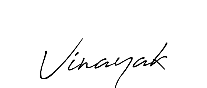 Use a signature maker to create a handwritten signature online. With this signature software, you can design (Antro_Vectra_Bolder) your own signature for name Vinayak. Vinayak signature style 7 images and pictures png